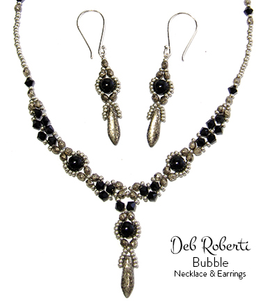 Bubble Necklace and Earrings