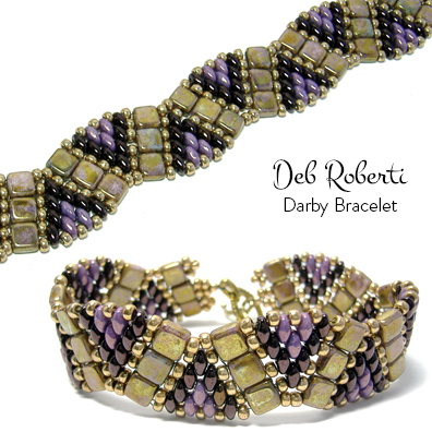 Darby Bracelet, design by Deb Roberti