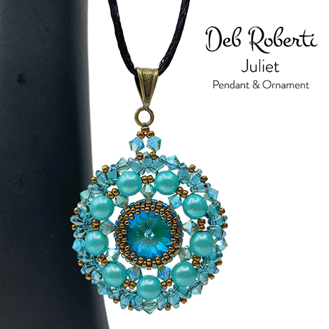 Juliet Pendant & Ornament, design by Deb Roberti