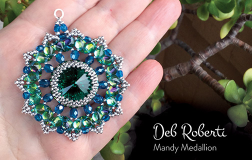 Mandy Medallion, design by Deb Roberti