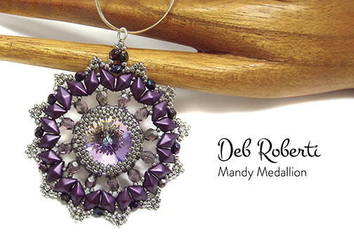 Mandy Medallion, design by Deb Roberti