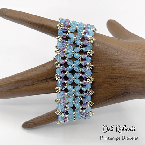 Printemps Bracelet, design by Deb Roberti