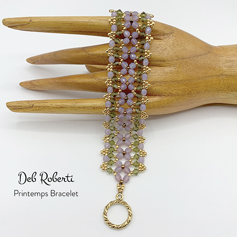 Printemps Bracelet, design by Deb Roberti