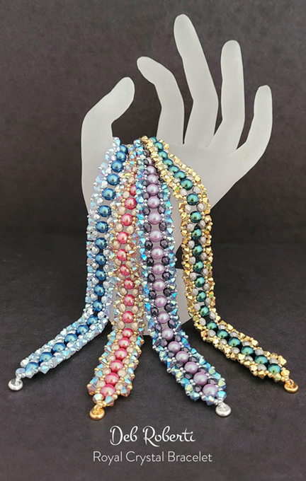 Royal Crystal Bracelet, free pattern