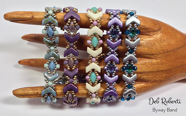 Byway Band, using the Chevron Duo beads