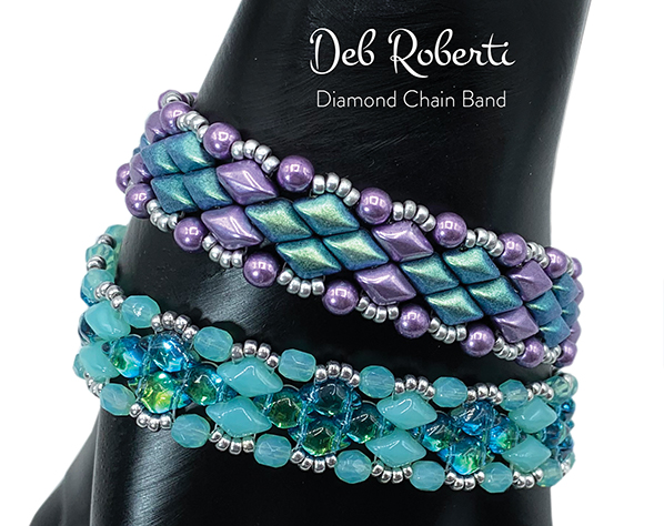 Diamond Chain Band, free GemDuo pattern