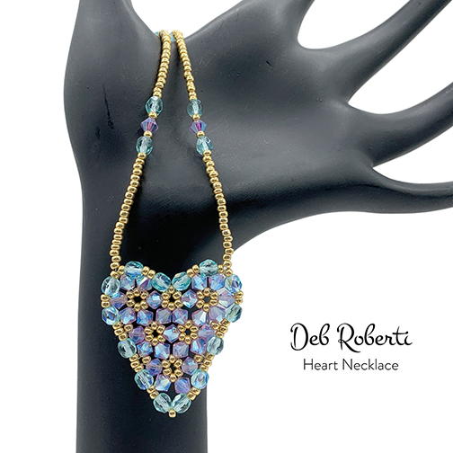Heart Necklace, design by Deb Roberti