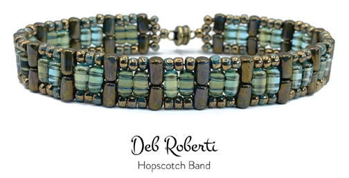 Hopscotch Band, free Rulla bead pattern