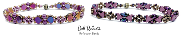 Reflection Bands, free bead pattern